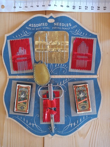 Vintage porta aghi set - set, da